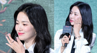 Song Hye Kyo bị chê 'già chát' khi để màu tóc đen truyền thống