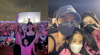 Phạm Quỳnh Anh đưa hai ái nữ đi xem concert BLACKPINK, sợ con gái lớn lên dễ bị tổn thương vì tính cách này