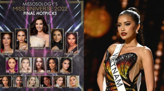 Ngọc Châu bất ngờ bị 'văng' khỏi top top 16 Miss Universe 2022 trên bảng dự đoán của Missosology
