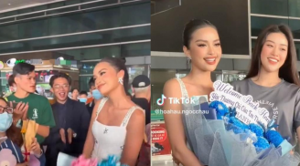 Ngọc Châu trở về Việt Nam sau khi gây tiếc nuối tại Miss Universe 2022, thần thái tươi vui nhưng đôi mắt đượm buồn
