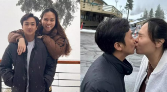 Cường Đô La cùng Đàm Thu Trang đón Valentine ở Mỹ, trao nụ hôn ngọt ngào cho vợ yêu kèm lời nhắn 'siêu chất'