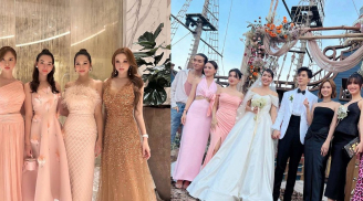 Loạt dresscode 'đỉnh cao' ở đám cưới sao Việt: Diệu Nhi thể hiện tình yêu với BLACKPINK