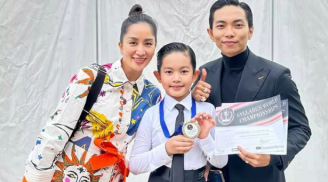 Con trai 8 tuổi của Khánh Thi đoạt HCV, lập kỷ lục dancesport Việt Nam