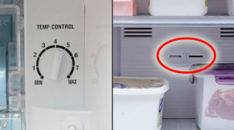 Trong tủ lạnh có 2 nút nhỏ, điều chỉnh theo cách này sẽ tiết kiệm rất nhiều tiền điện