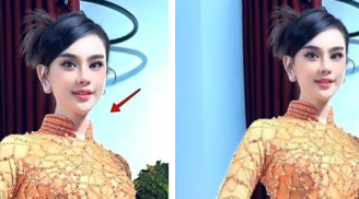 Lâm Khánh Chi khiến fan phát hoảng vì photoshop quá đà khiến tay và cổ đều bị méo