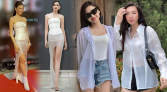 Cùng diện một mẫu áo xuyên thấu, Đỗ Hà bất ngờ được khen tinh tế hơn Thùy Tiên ở điểm này