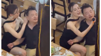 Xôn xao khoảnh khắc tình tứ của Phương Oanh và Shark Bình, nữ diễn viên chăm sóc cho người yêu chu đáo thế này