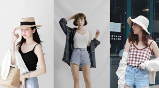 Học lỏm blogger người Hàn công thức diện áo sơ mi khi đi du lịch để có được diện mạo xinh tươi