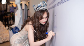 Hoa hậu Mai Phương có phản ứng ra sao khi được khen là Miss World Vietnam hoàn hảo nhất?