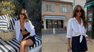 Học blogger người Pháp lên đồ với hai màu đen - trắng, đơn giản mà cực sang