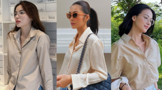 4 mẫu áo sơ mi khiến sao Việt mê mẩn, chị em nên tham khảo để bổ sung cho style ngày hè