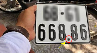 Vì sao biển số xe 5 số lại có dấu chấm ở giữa?