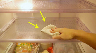 Lau tủ lạnh đừng chỉ dùng nước lã: Nhớ thêm 2 nguyên liệu rẻ tiền để tủ hết mùi hôi, diệt sạch khuẩn