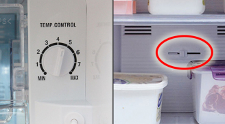 Tủ lạnh có 2 nút nhỏ, biết cách điều chỉnh hợp lý, tiền điện giảm đi đáng kể