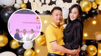 Phương Oanh và Shark Bình chính thức đăng kí kết hôn chỉ sau 1 tháng nam doanh nhân ly dị vợ cũ