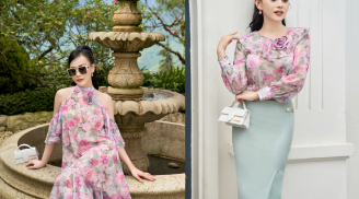 Diện váy hoa xinh đẹp đúng chất nàng thơ từ công sở tới dạo phố như Phương Oanh, vợ mới Shark Bình