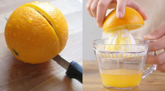 Vắt cam nhớ 3 điểm này, nước cam ngọt thơm, giữ nguyên chất bổ lại không bị đắng
