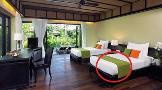 Vì sao khách sạn nào cũng để tấm khăn trải ngang giường: Rất nhiều người không biết sử dụng quá lãng phí