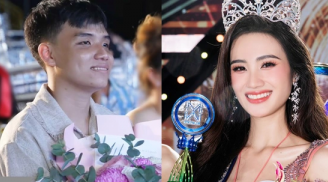 Tân Hoa hậu Thế giới Việt Nam 2023 bất ngờ công khai bạn trai ngay sau khi đăng quang
