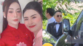 Phương Oanh lộ diện khoe visual xinh đẹp, Shark Bình đi xế hộp tiền tỷ mang sính lễ qua nhà cô dâu