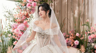 Á hậu Phương Nhi gây xôn xao với hình ảnh diện váy cưới, phải chăng sắp lên xe hoa?