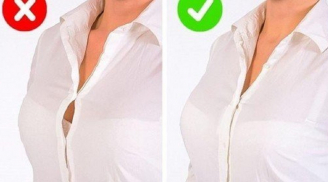 Đừng để hớ hênh vì hở ngực khi mặc áo sơ mi cài cúc, cách làm cực dễ