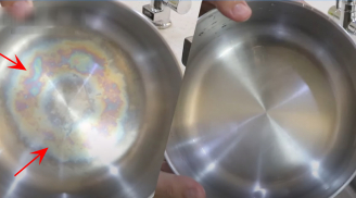 Nồi chảo inox xuất hiện vệt loang cầu vồng phải làm sao: Dùng ngay cách này để chúng sáng bóng như mới