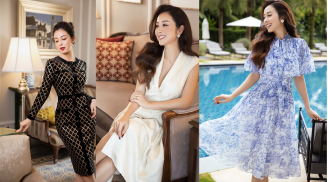 Học Hoa hậu Jennifer Phạm chọn đầm tôn eo trẻ trung lịch lãm từ công sở tới đi chơi, không lo tuổi tác