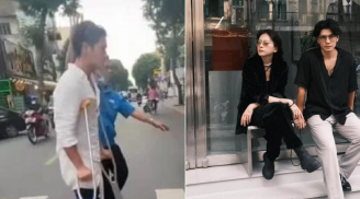 Chồng trẻ của Ngô Thanh Vân bị tai nạn khi lái xe mô tô, đả nữ có phản ứng gây ngỡ ngàng