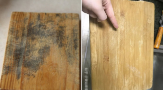 Mẹo làm sạch thớt gỗ đơn giản: Không tốn công kỳ cọ thớt vẫn sạch khuẩn, nấm mốc