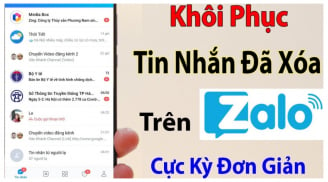 Lỡ tay xóa mất tin nhắn Zalo quan trọng: Làm ngay cách này phục hồi nguyên vẹn, nắm lấy để dùng khi cần thiết