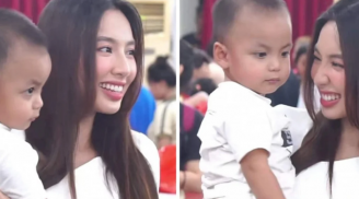 Hoa hậu Thùy Tiên bất ngờ công khai diện mạo con trai út giữa tin đồn mang bầu