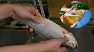 Rửa cá bằng loại nước này sẽ giúp cá mềm ngọt, không còn mùi tanh