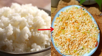 Cơm nguội đừng bỏ đi, làm ngay món bỏng gạo lắc phô mai giòn rụm thơm ngon cả nhà cùng thích