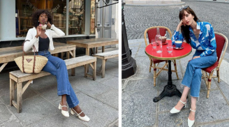 Phụ nữ Pháp lăng xê 5 kiểu giày đơn giản nhưng sành điệu này khi diện quần jeans