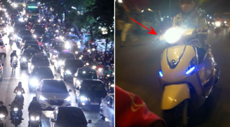 Đi xe máy mấy giờ tối phải bật đèn để không bị CSGT phạt?