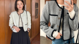 4 cách mặc áo khoác vải tweed hiện đại, nữ tính, không sợ bị 'sến'
