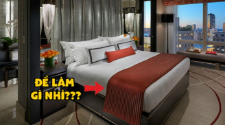 Miếng vải trải ngang giường khách sạn được dùng để làm gì?