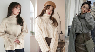 4 kiểu áo len dễ cộng size cho cho vóc dáng, nàng nào mũm mĩm nên tránh xa