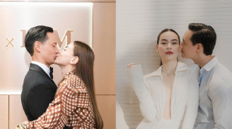 Hà Hồ và Kim Lý gây sốt với khoảnh khắc hôn nhau say đắm trước ống kính của truyền thông