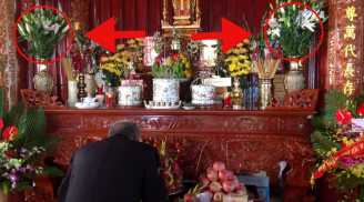 4 loại hoa để trên bàn thờ 'tổn hao phúc lộc' gia đình: Rất nhiều nhà làm sai