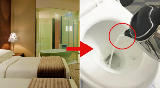Nhân viên nói, nhận phòng khách sạn phải đun ngay nước sôi đổ vào toilet vì sao?