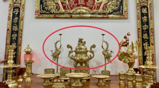 Tại sao đôi hạc thờ trên bàn thờ lại quay mặt vào nhau mà không quay ra ngoài? Hóa ra vì 1 lý do
