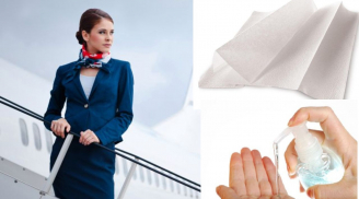 Tiếp viên hàng không khuyên bạn luôn mang theo nước rửa tay và khăn giấy lên máy bay, lợi ích không ngờ, đừng quên