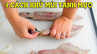 Mực hấp hay xào chỉ cần ngâm qua thứ nước này hết sạch mùi tanh, món ăn thơm ngon, đậm đà ngọt thịt