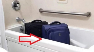Khi nhận phòng khách sạn hay cho vali vào phòng tắm trước tiên: Lý do quan trọng biết rồi ai cũng muốn làm theo