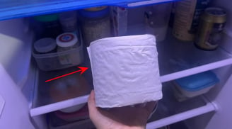Lý do nên đặt 1 cuộn giấy vệ sinh trong tủ lạnh qua đêm, lợi ích tuyệt vời mà nhiều người chưa biết
