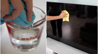 Lau màn hình tivi chỉ dùng nước lã là sai lầm: Làm ngay cách này màn hình sạch bong như mới