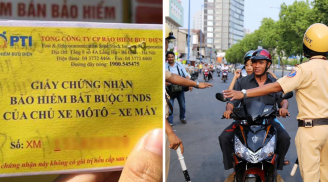 Kể từ nay: Người đi xe máy ra đường quên mang Bảo hiểm xe máy sẽ bị phạt bao nhiêu tiền?