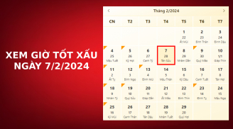 Xem giờ tốt xấu ngày 7/2/2024 chuẩn nhất, xem lịch âm ngày 7/2/2024